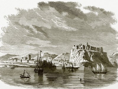 View of Sallee and Rabat by English School